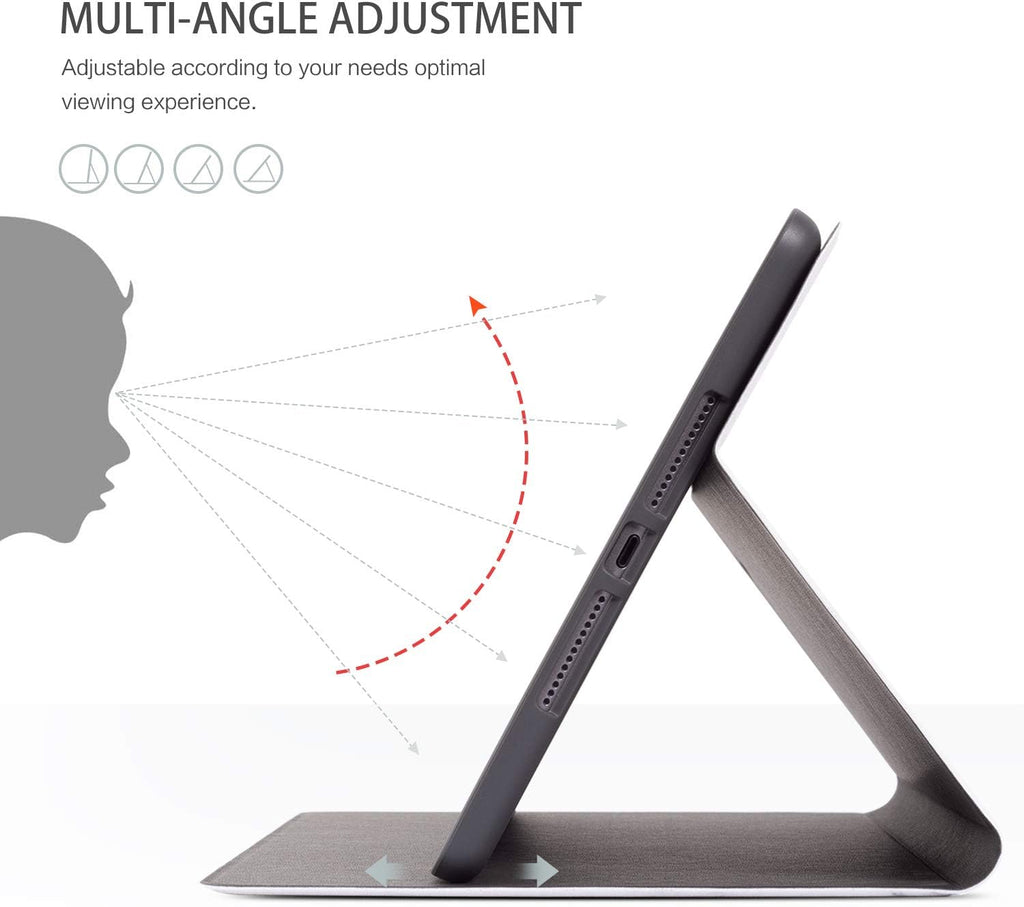 Ipad 10.2 Case for Ipad 9Th Generation 2021, Ipad 8Th Generation 2020, 7Th Generation Ipad Case 2019, Multi-Angle View Adjustable Stand Auto Wake / Sleep (Colored Art Bubbles)